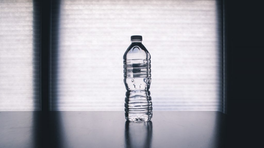 bottle of drinking water